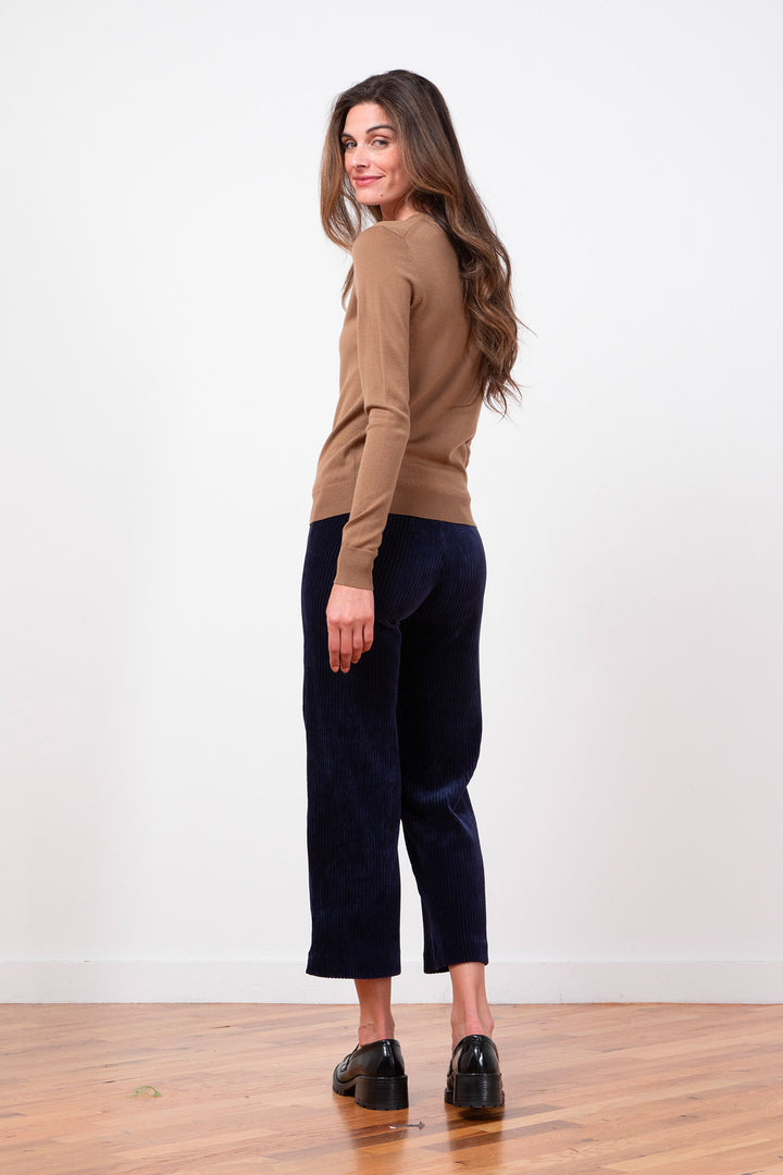 ALEX Corduroy Navy - AVENUE MONTAIGNE