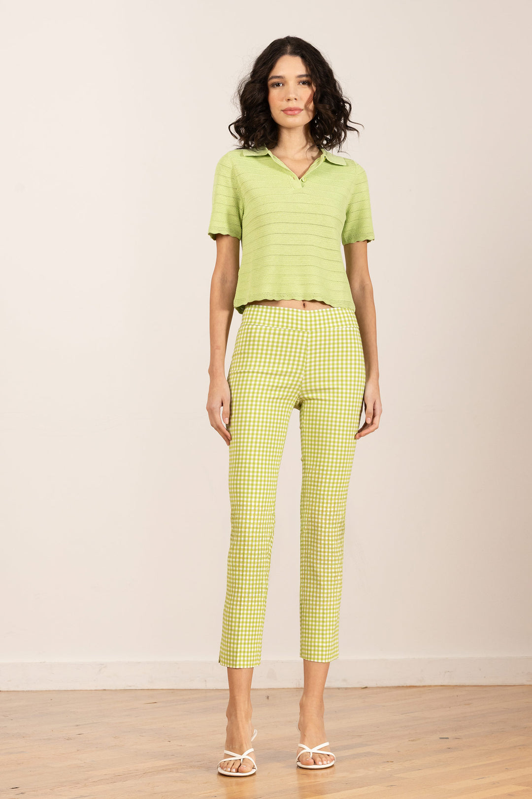 BRIGITTE Check Avocado