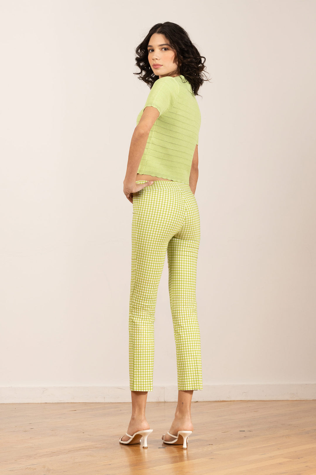 BRIGITTE Check Avocado