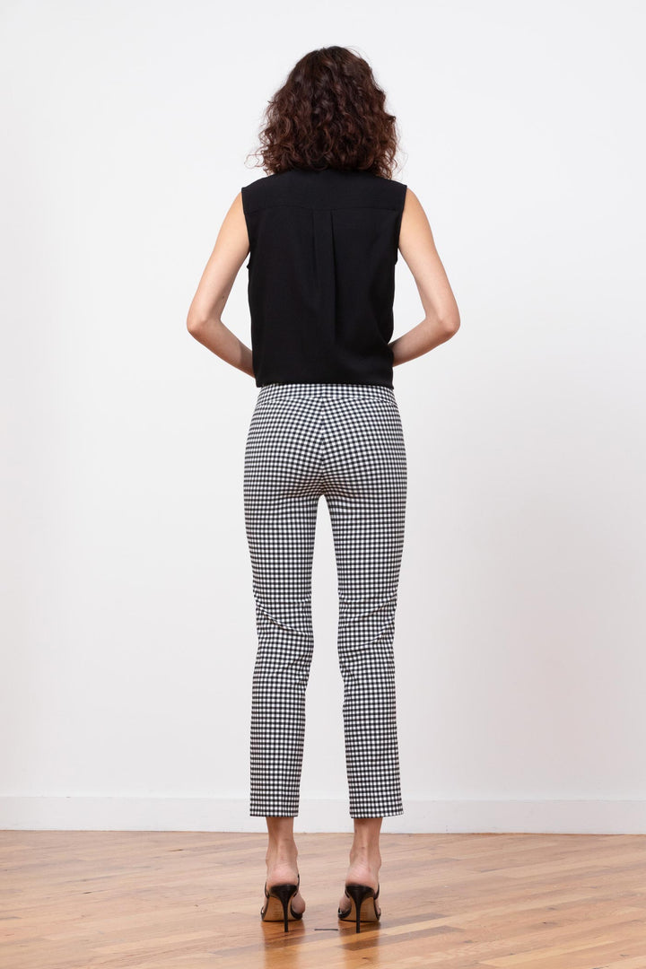 BRIGITTE Check Black - AVENUE MONTAIGNE