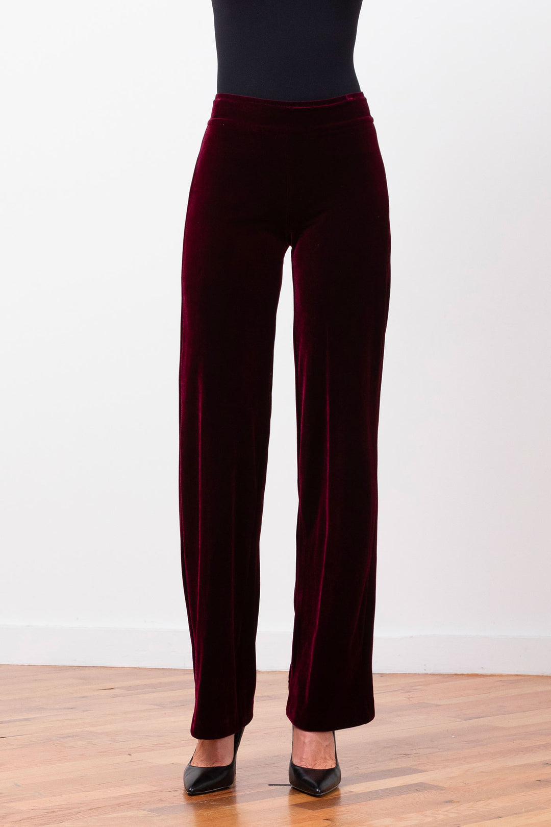 FLAVIA Velvet Burgundy