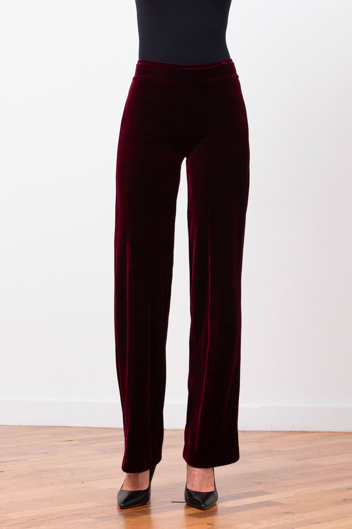 FLAVIA Velvet Burgundy