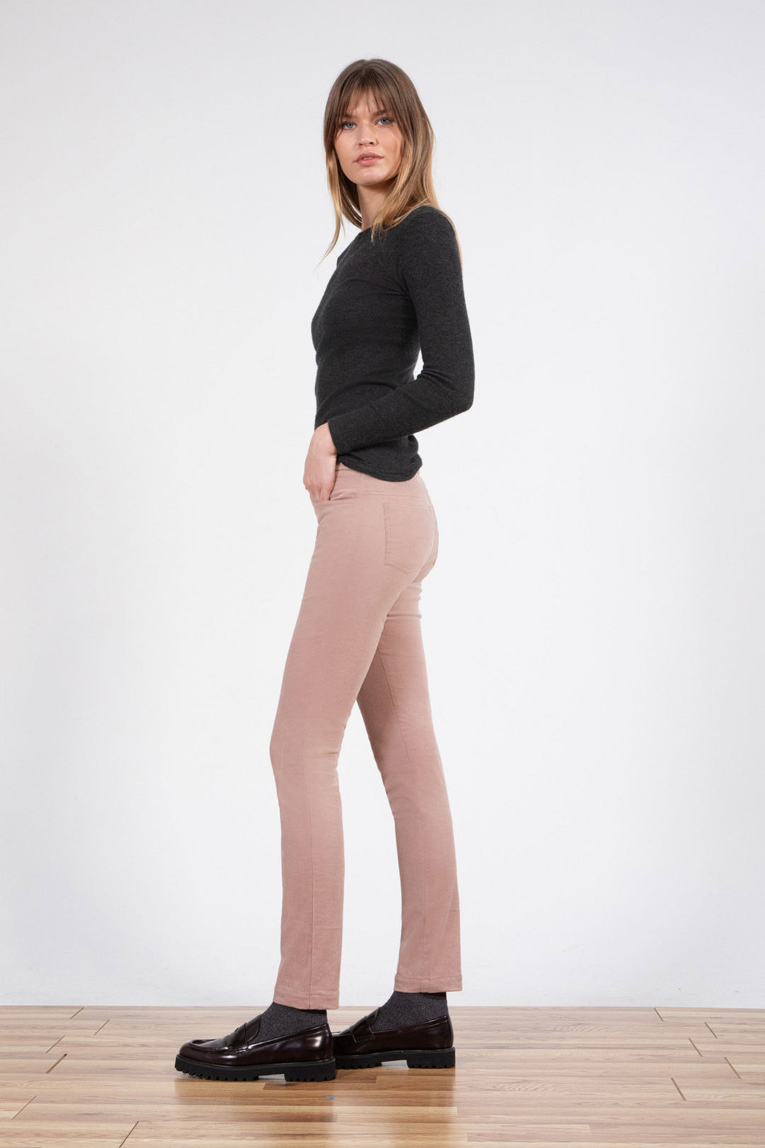 JENNA Fine Corduroy Blush