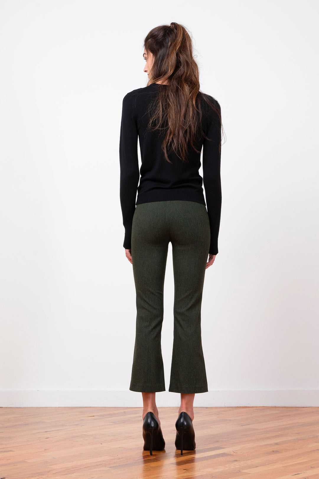 LEO Flannel Olive Green - AVENUE MONTAIGNE