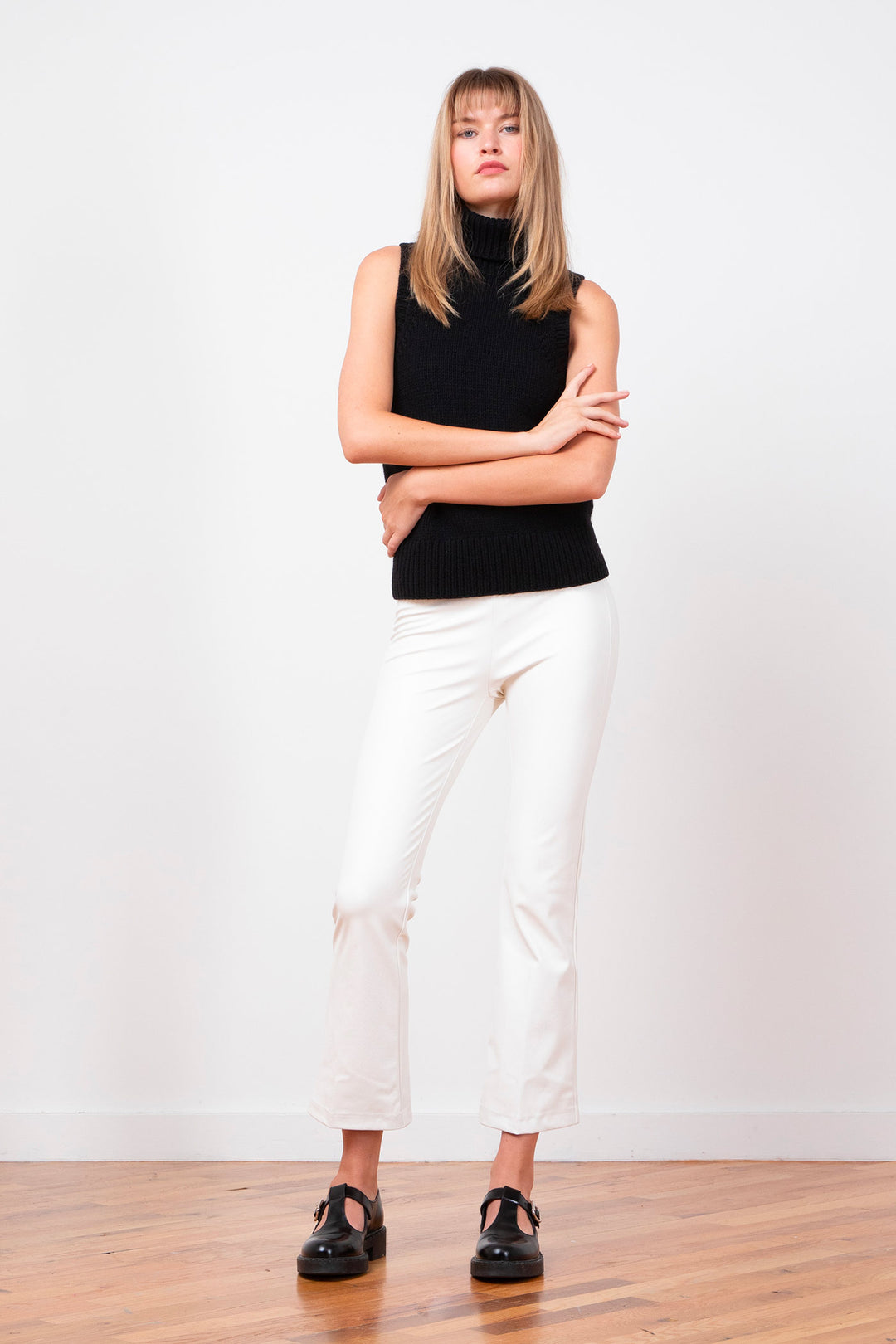 LEO Pleather Winter White