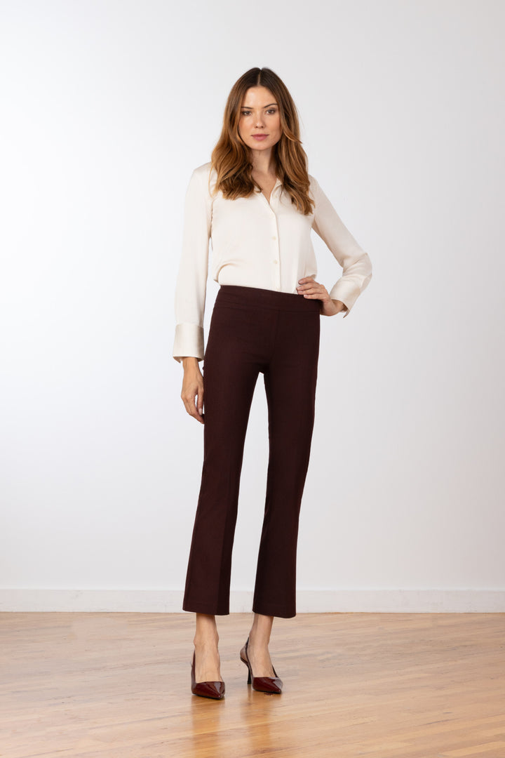 LEO Flannel Burgundy - AVENUE MONTAIGNE