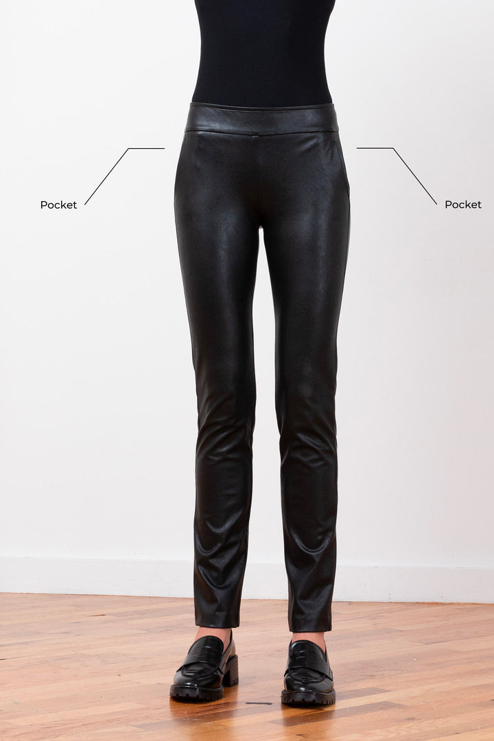 LOUIS Pleather Black