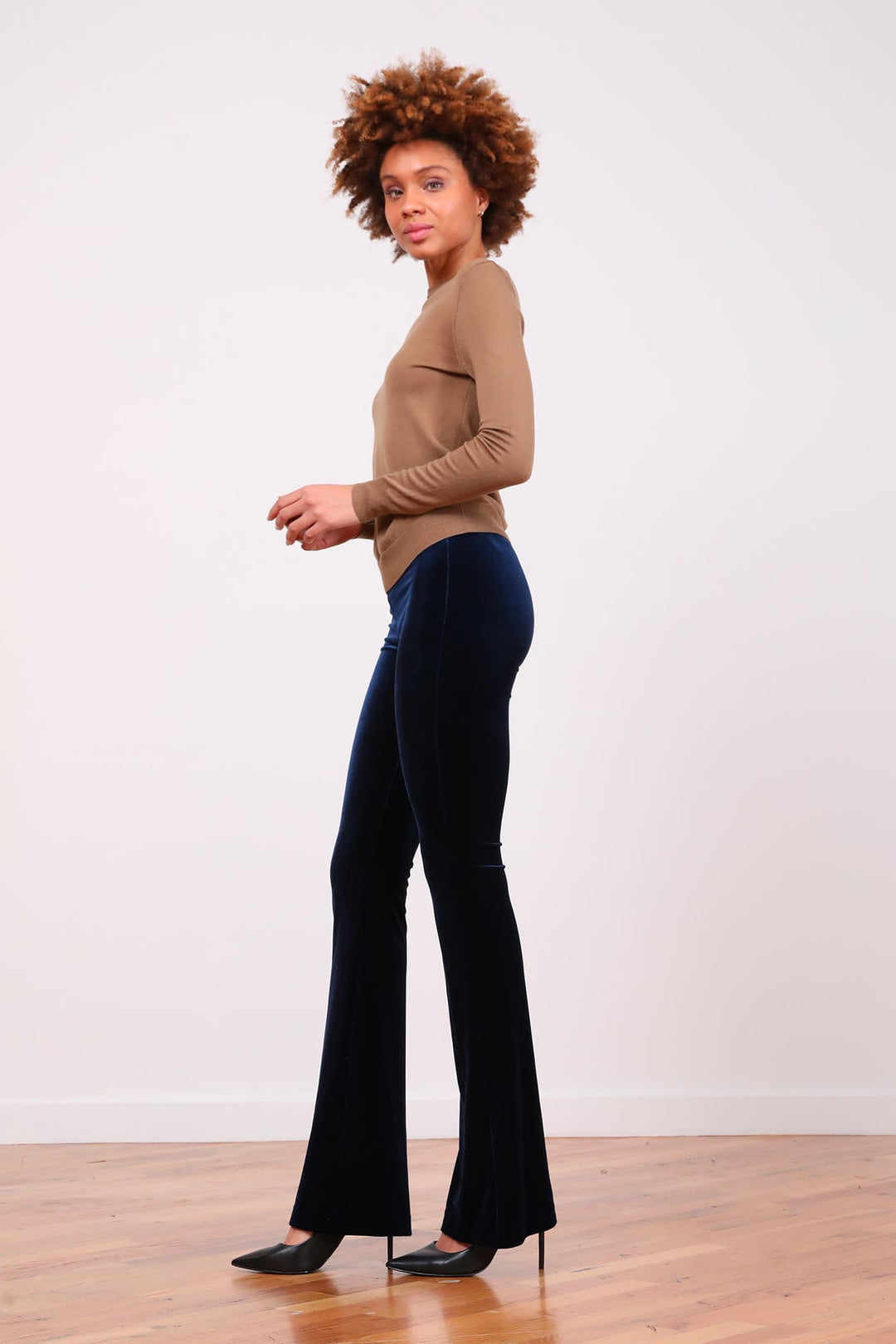 BELLINI Velvet Navy - AVENUE MONTAIGNE