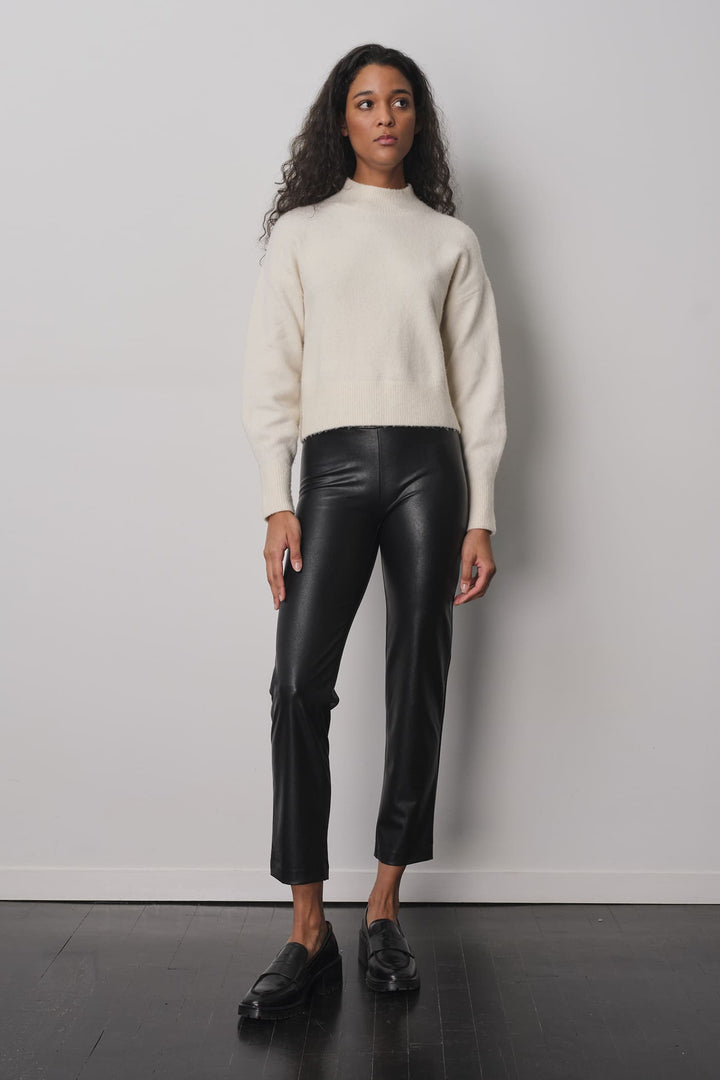 EDITH Vegan Leather Black - AVENUE MONTAIGNE