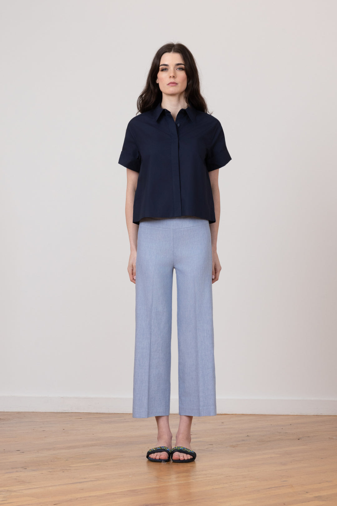 ALEX Linen Chambray - AVENUE MONTAIGNE 