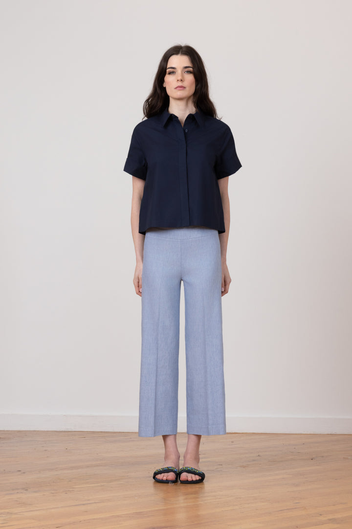 ALEX Linen Chambray - AVENUE MONTAIGNE 