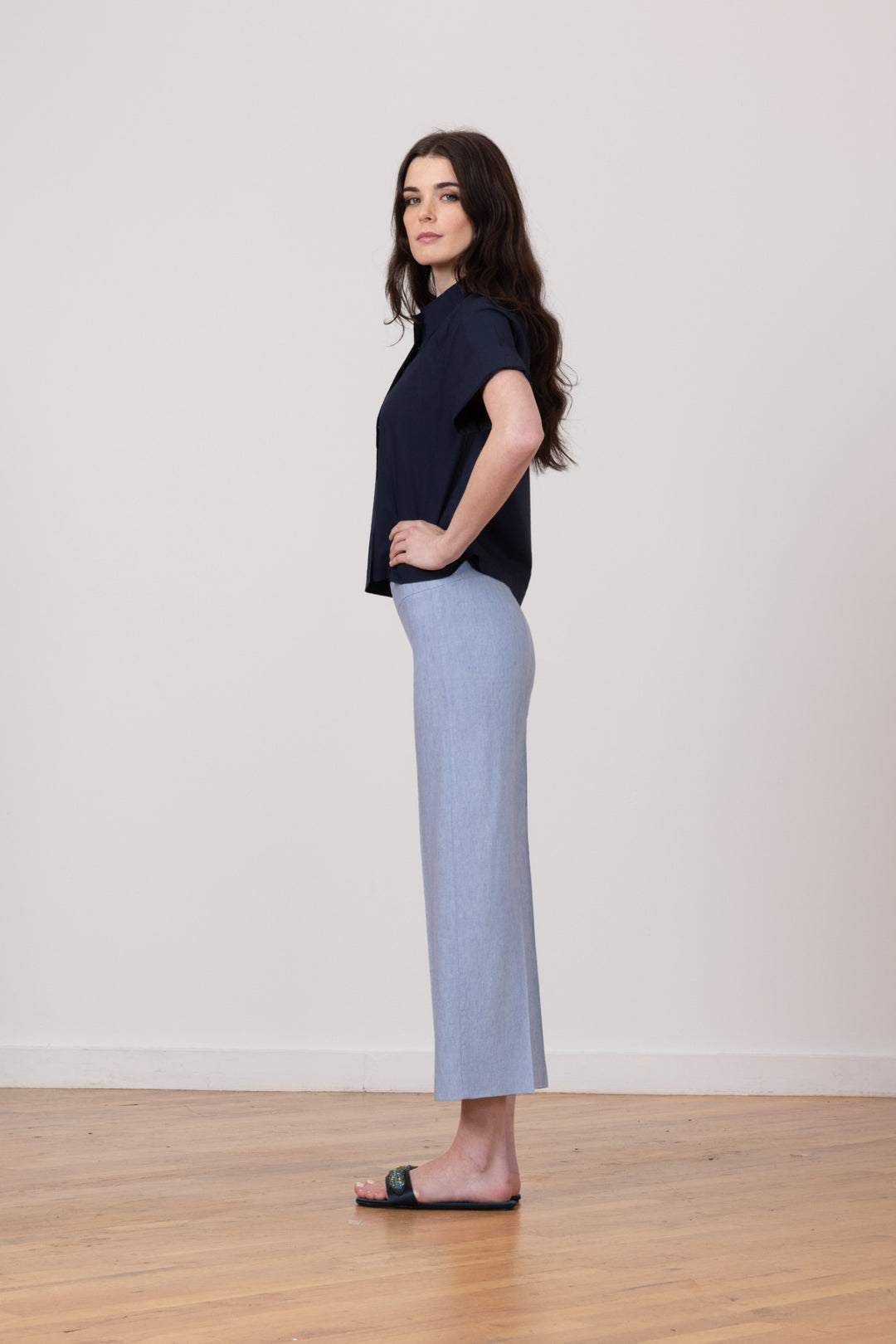 ALEX Linen Chambray - AVENUE MONTAIGNE 