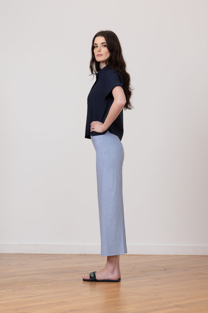 ALEX Linen Chambray - AVENUE MONTAIGNE 