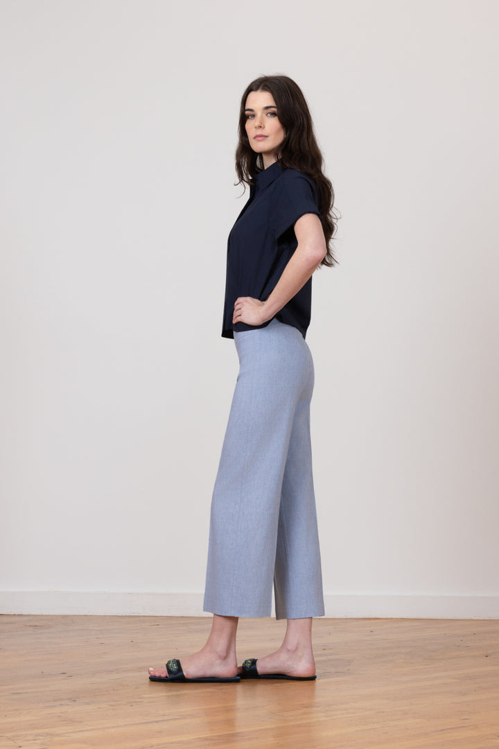 ALEX Linen Chambray - AVENUE MONTAIGNE 