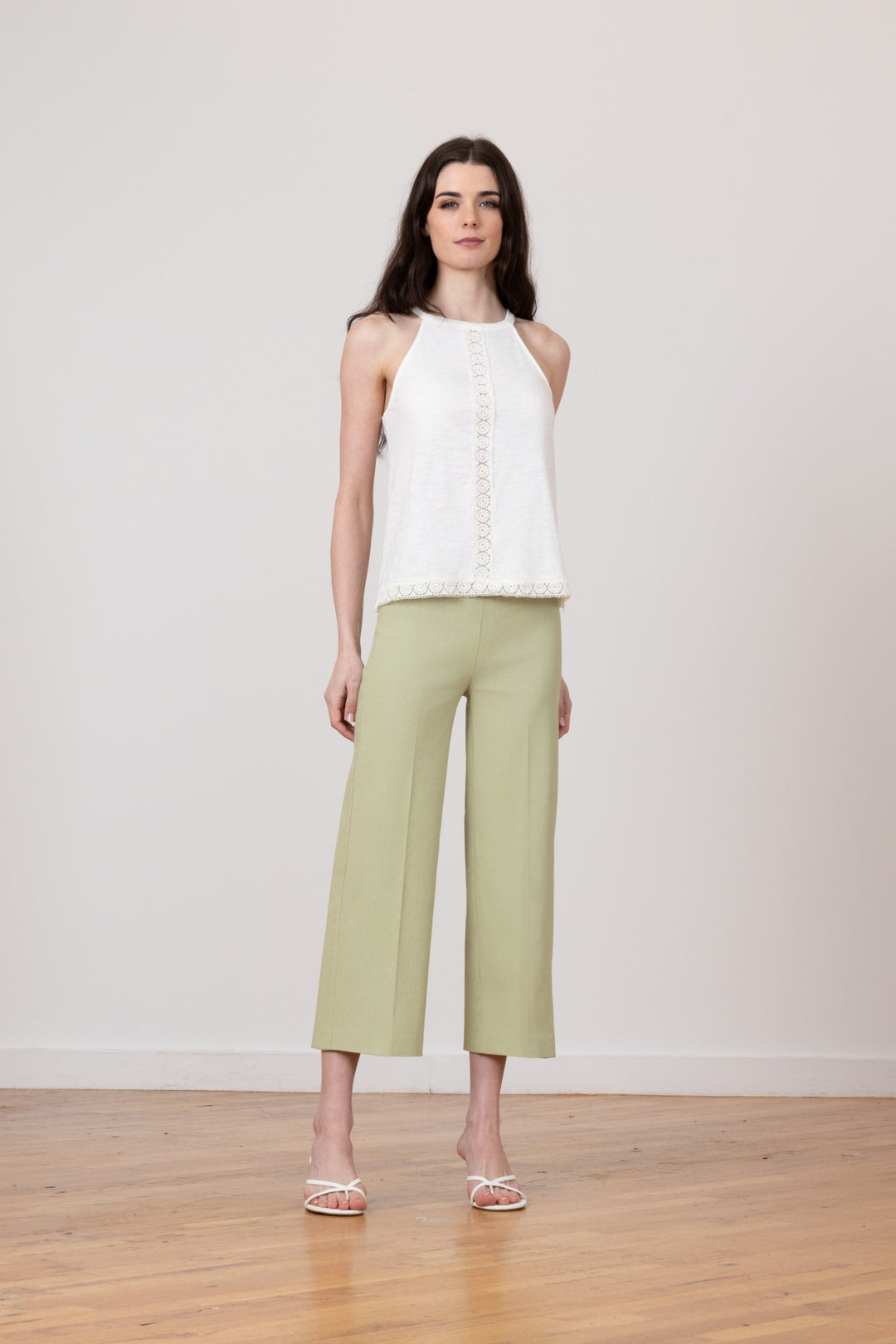 ALEX Linen Jade - AVENUE MONTAIGNE 