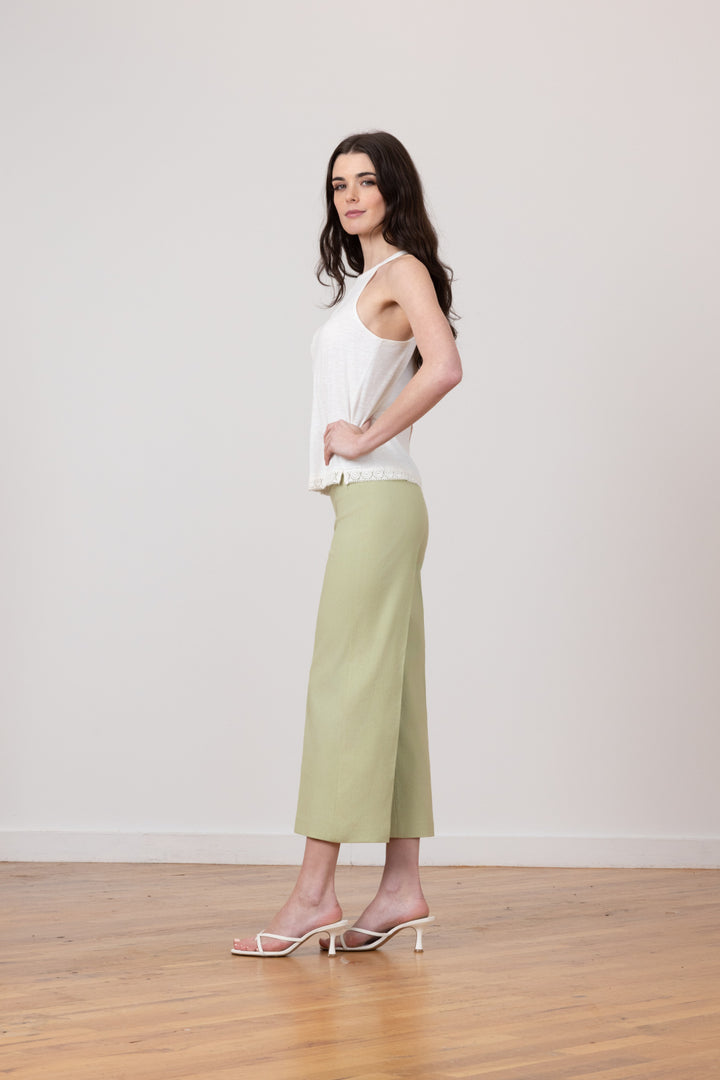 ALEX Linen Jade - AVENUE MONTAIGNE 