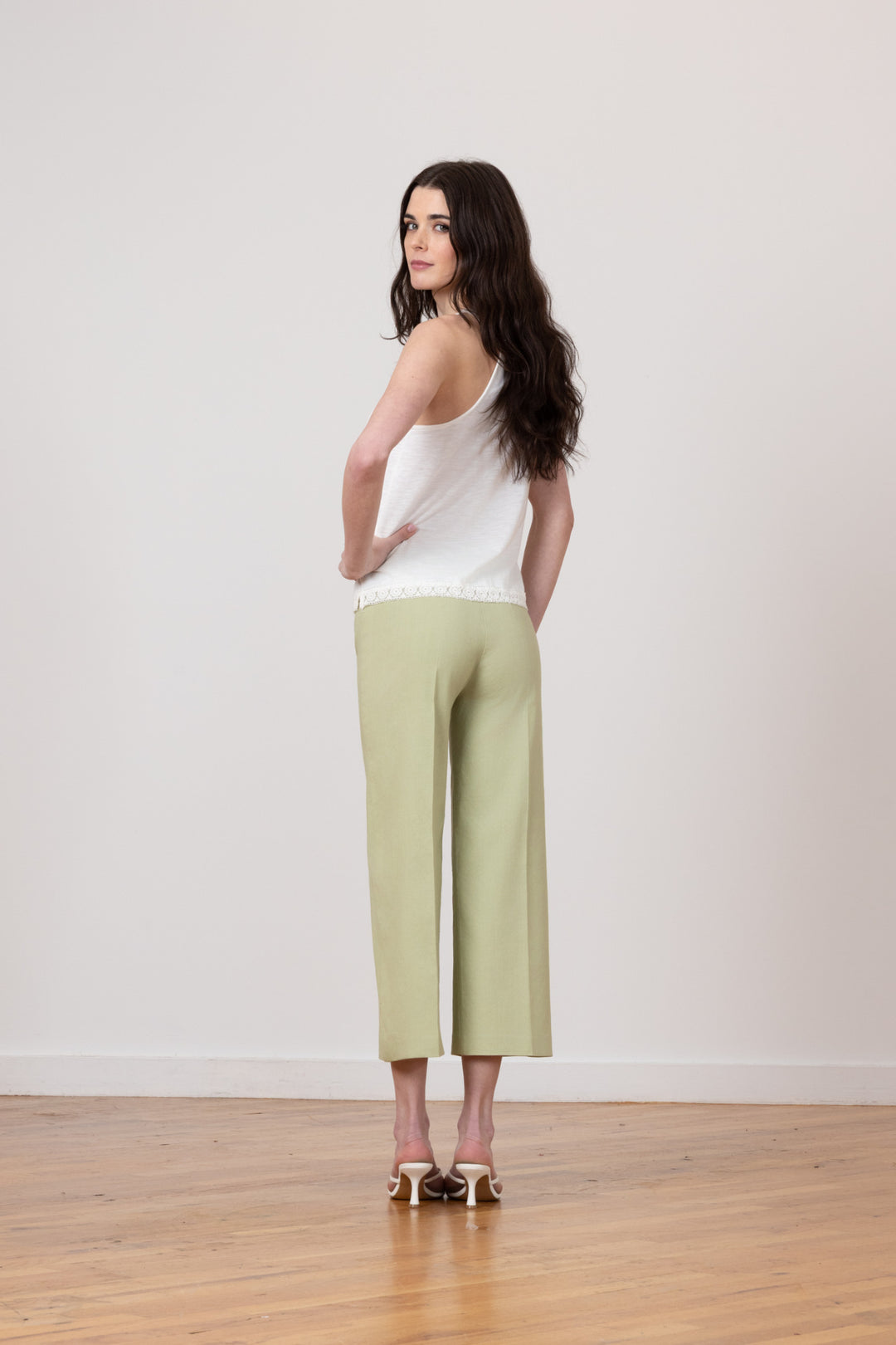 ALEX Linen Jade - AVENUE MONTAIGNE 