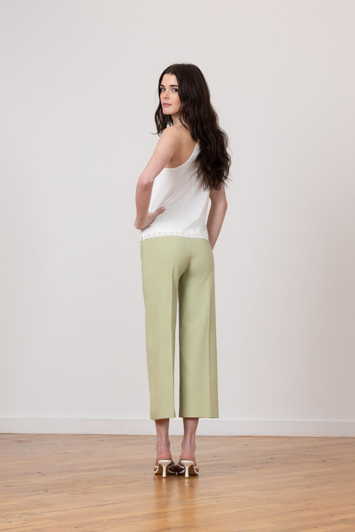 ALEX Linen Jade - AVENUE MONTAIGNE 