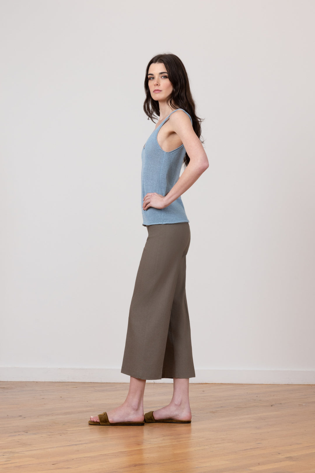 ALEX Linen Moss - AVENUE MONTAIGNE 