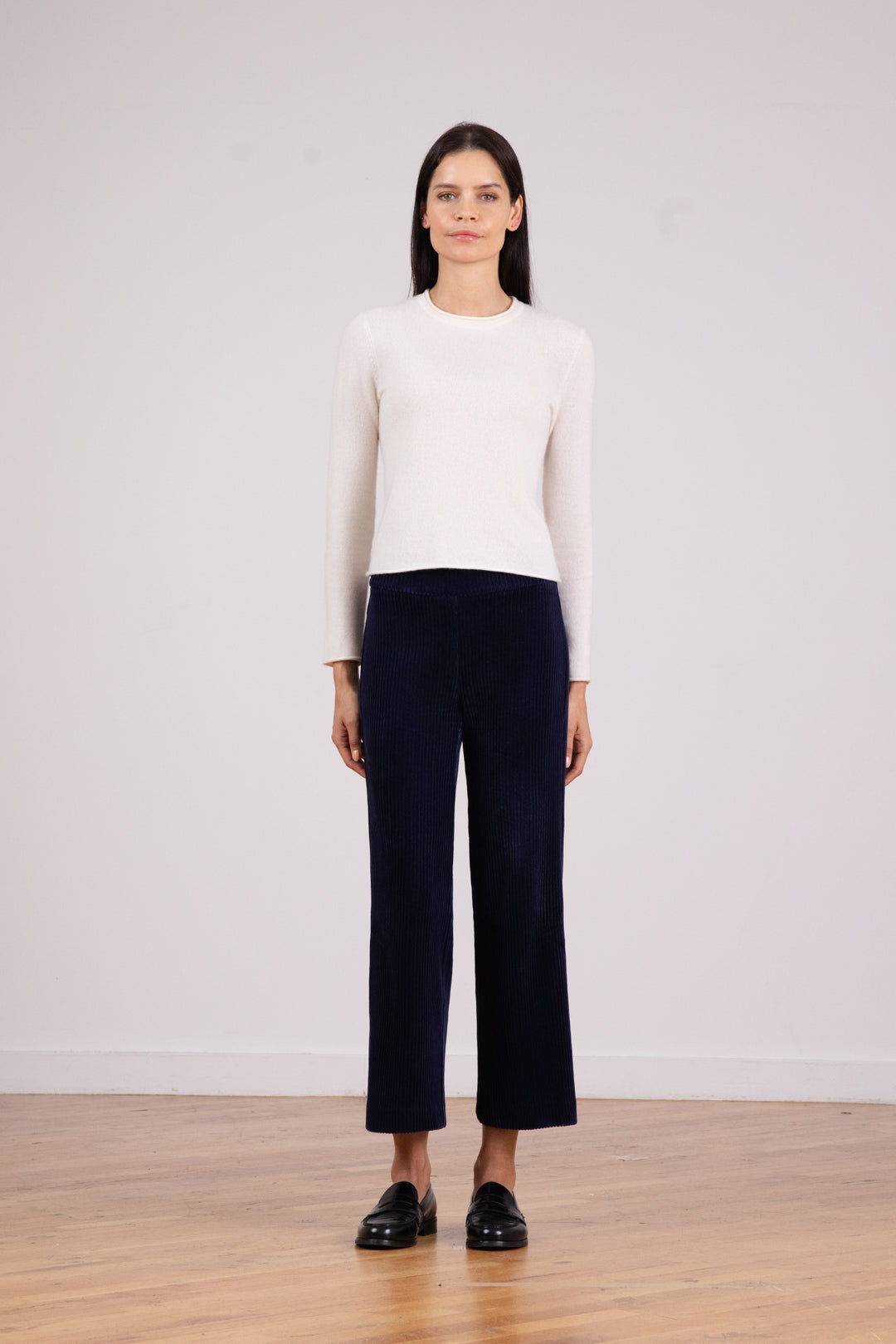 ALEX Corduroy Navy - AVENUE MONTAIGNE 