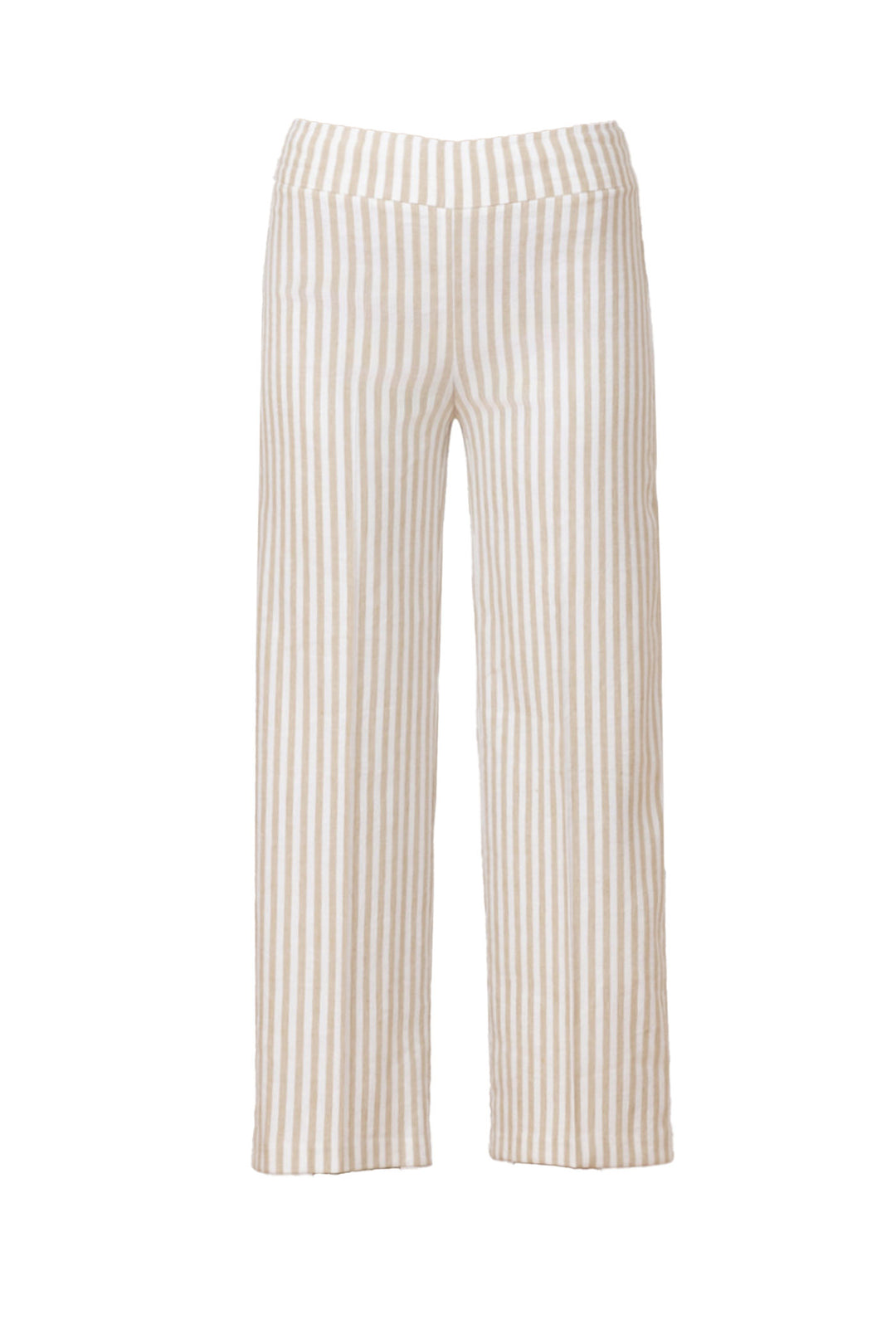 ALEX Linen Stripes Bengal Beige - AVENUE MONTAIGNE 