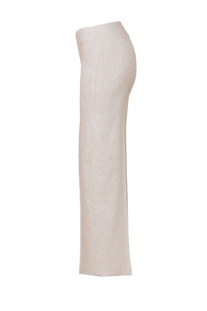 ALEX Linen Stripes Hairline Mushroom - AVENUE MONTAIGNE 