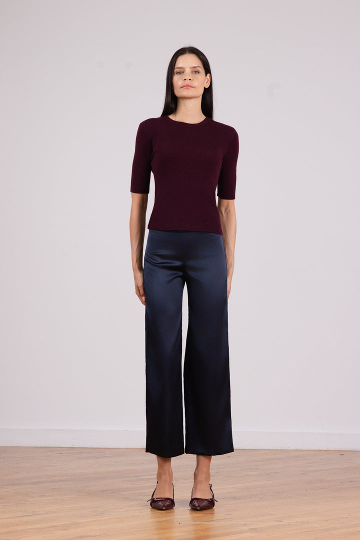 ALEX Satin Navy