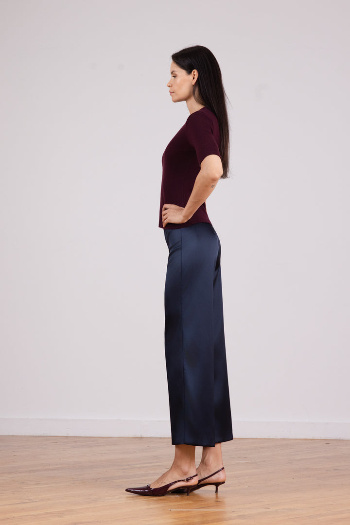 ALEX Satin Navy