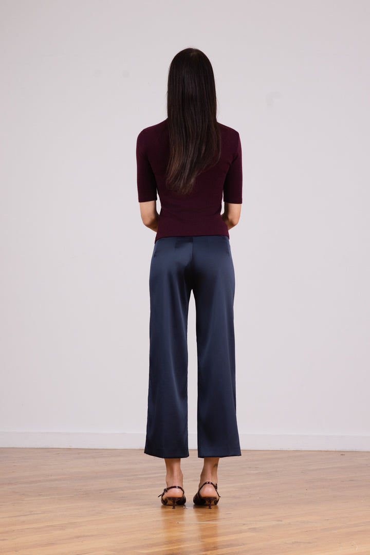 ALEX Satin Navy