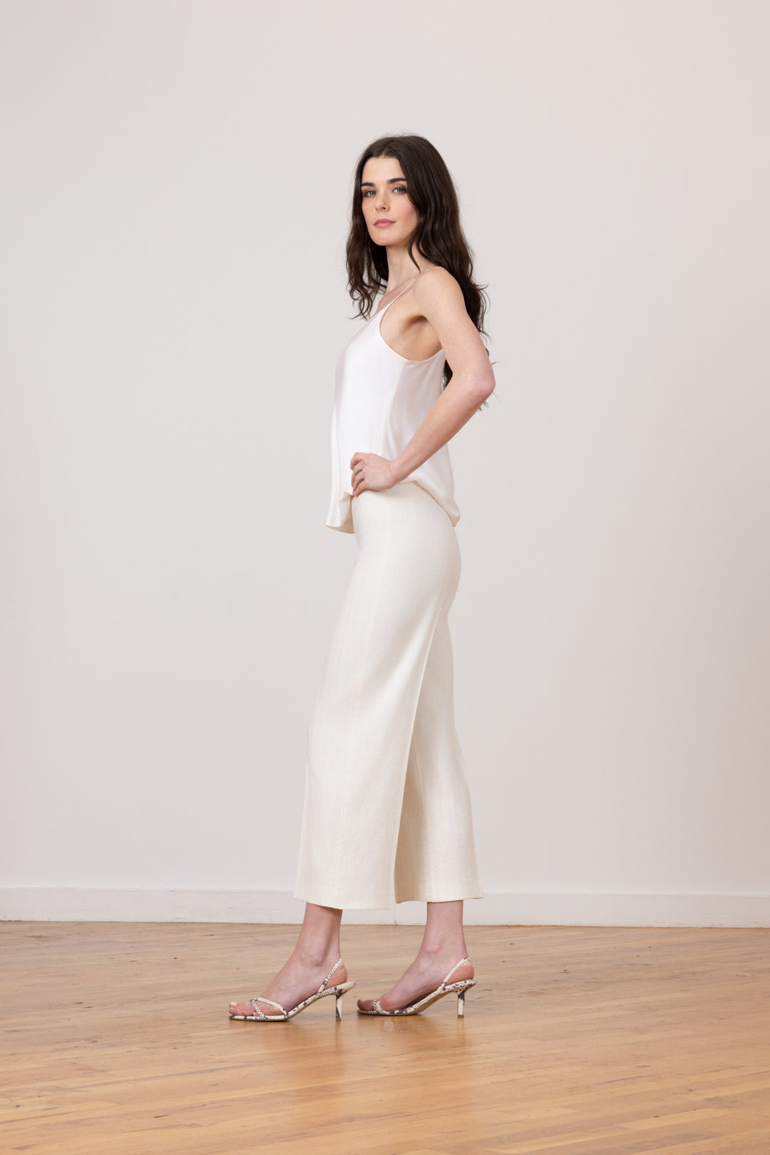 ALEX Linen Solar White - AVENUE MONTAIGNE 