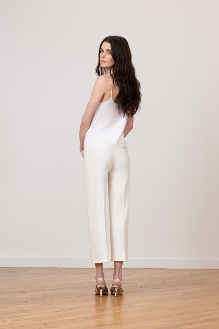 ALEX Linen Solar White - AVENUE MONTAIGNE 