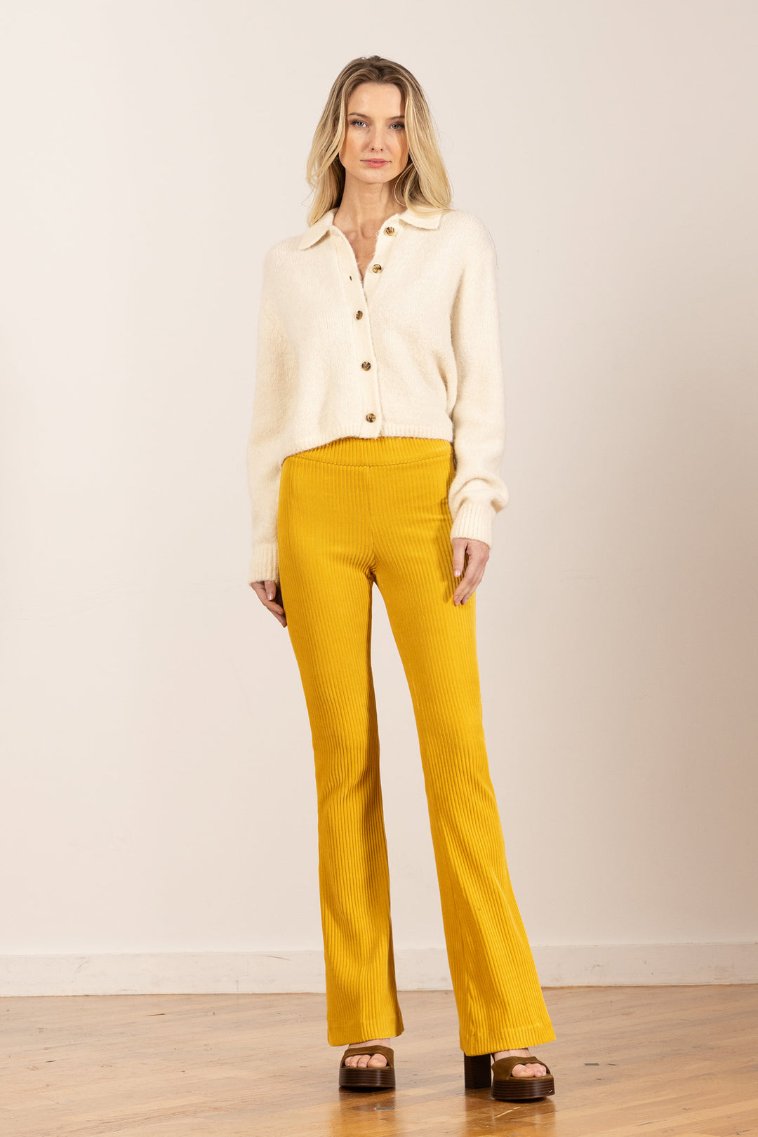 BELLINI Corduroy Mustard - AVENUE MONTAIGNE 