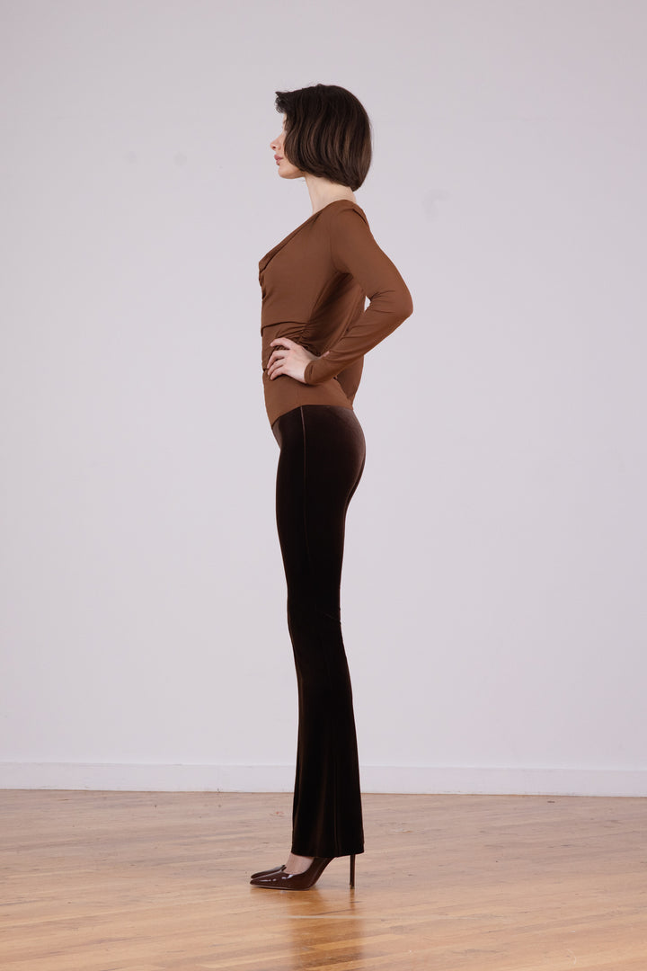 BELLINI Velvet Brown - AVENUE MONTAIGNE 