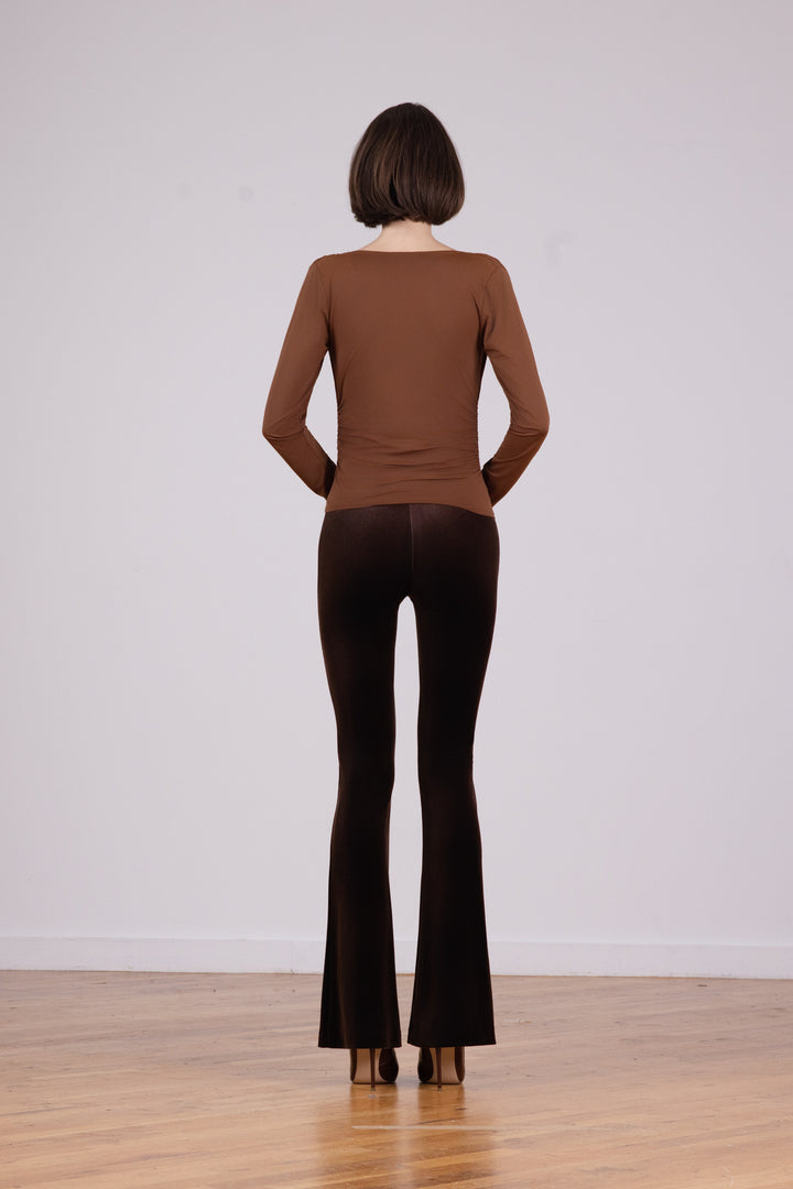 BELLINI Velvet Brown - AVENUE MONTAIGNE 