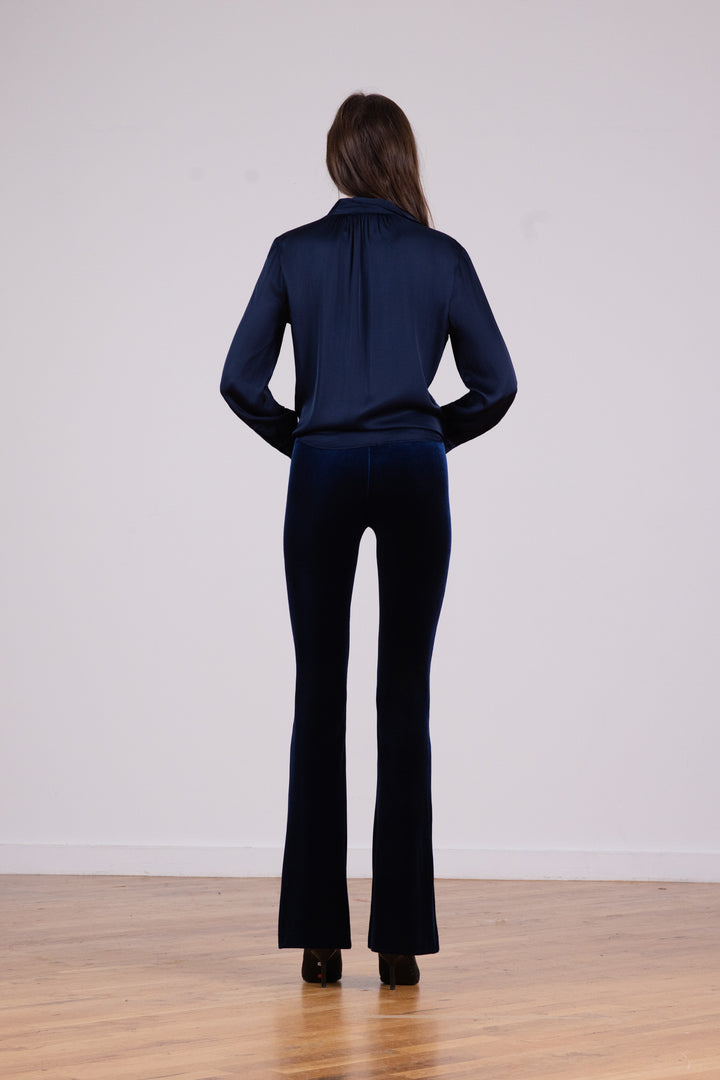 BELLINI Velvet Navy - AVENUE MONTAIGNE 