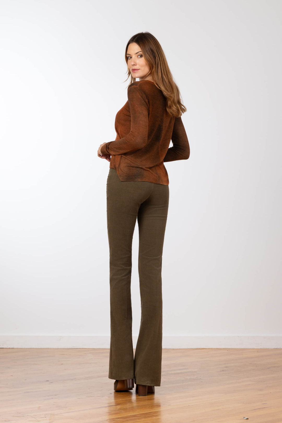 BELLINI Fine Corduroy Olive Green