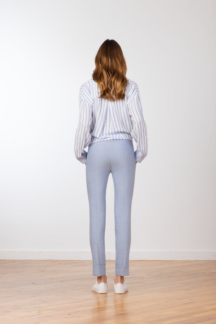 BEN Linen Chambray - AVENUE MONTAIGNE 