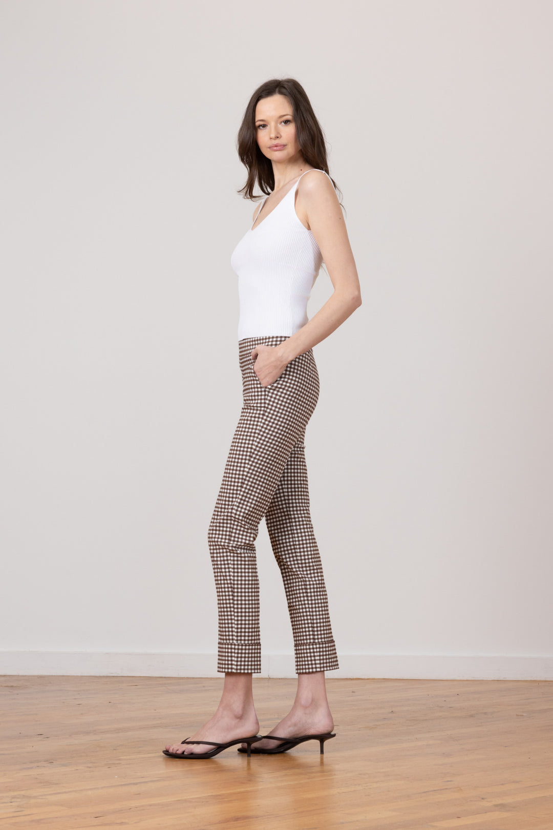 BEN Check Espresso - AVENUE MONTAIGNE 