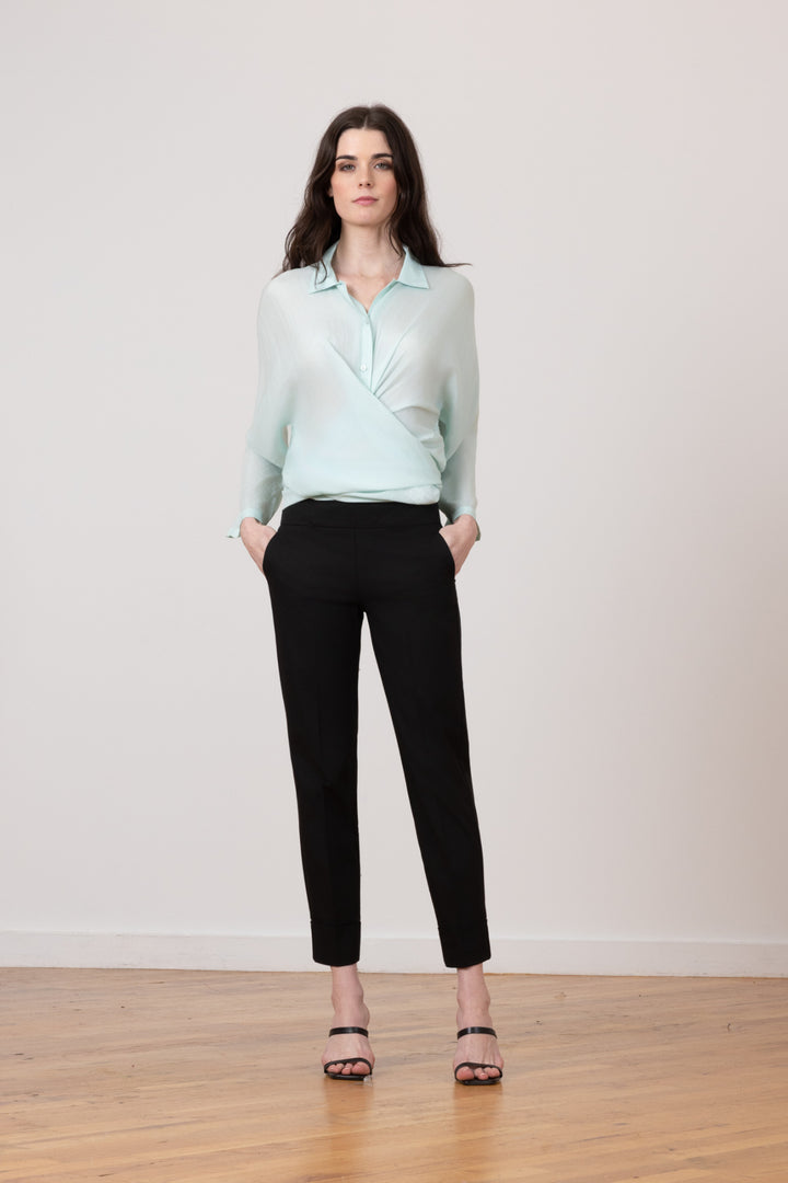 BEN Cotton Stretch Black - AVENUE MONTAIGNE 