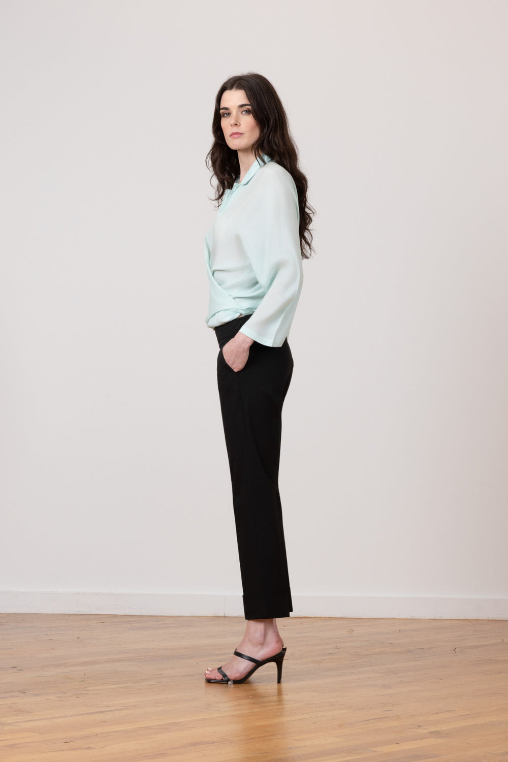 BEN Cotton Stretch Black - AVENUE MONTAIGNE 