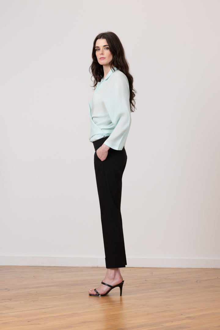 BEN Cotton Stretch Black - AVENUE MONTAIGNE 