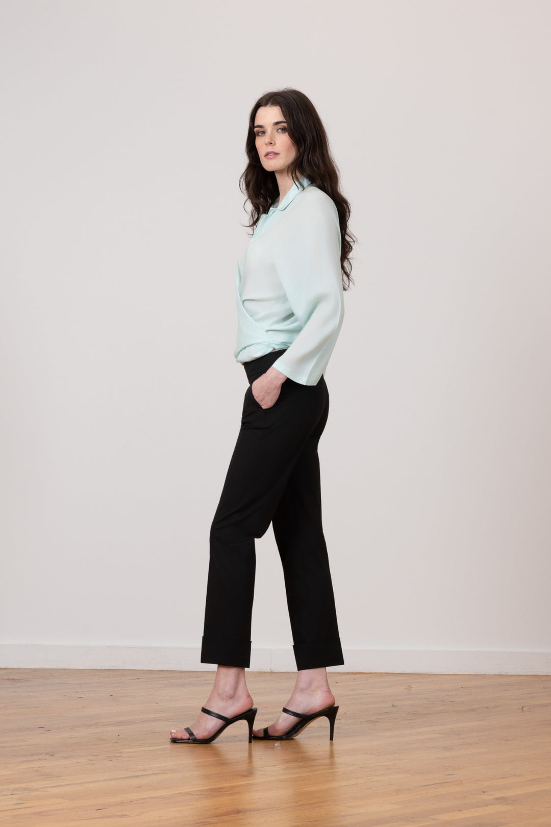 BEN Cotton Stretch Black - AVENUE MONTAIGNE 