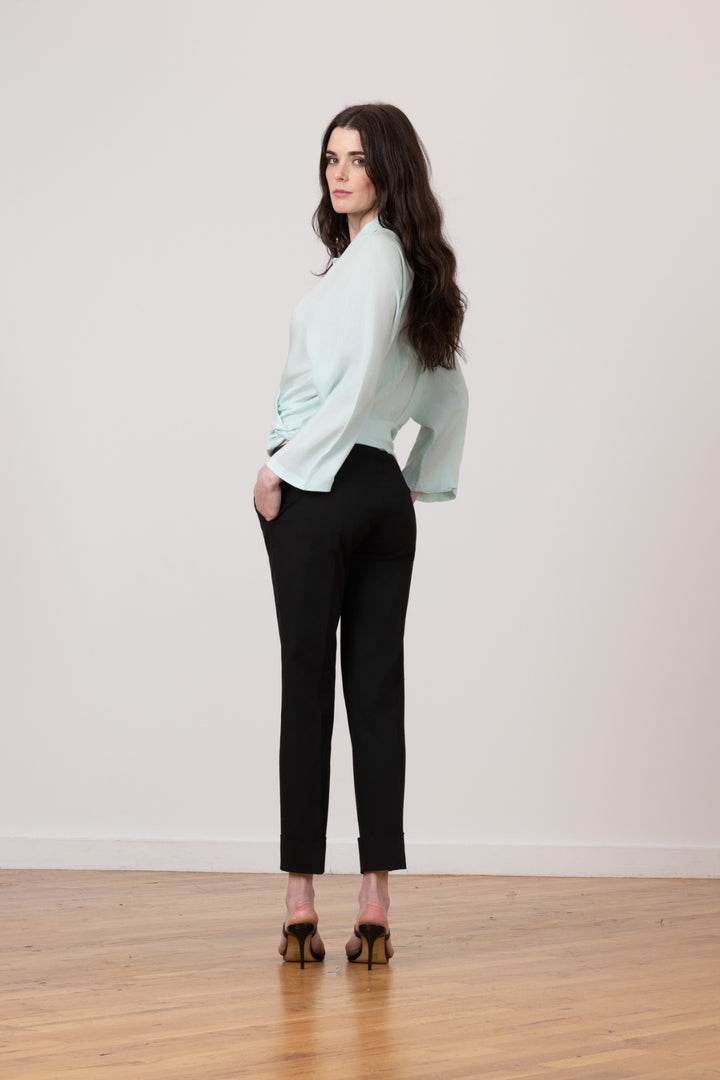 BEN Cotton Stretch Black - AVENUE MONTAIGNE 