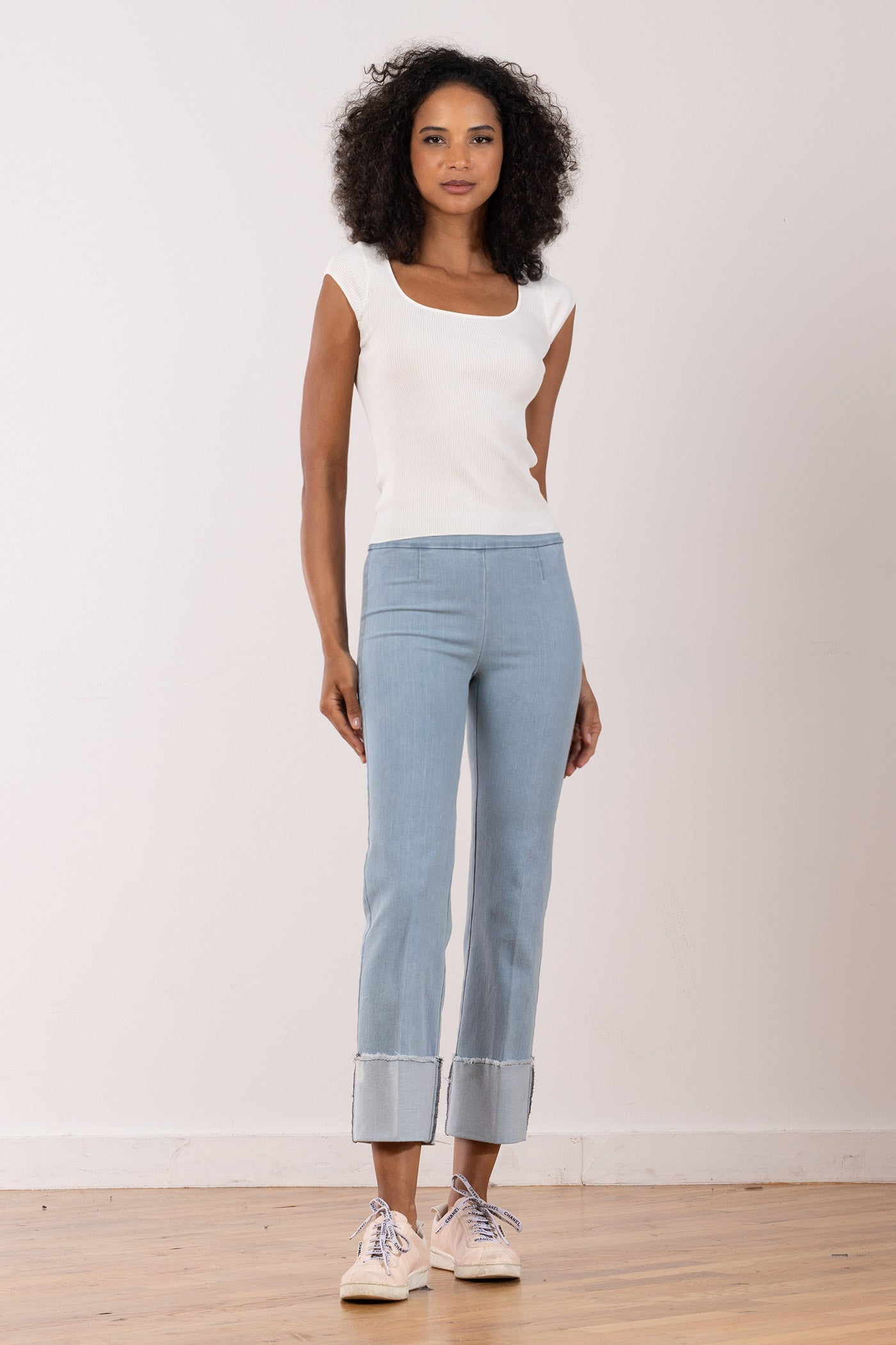 【U LAN】Bonnie Dirty Washing Bijo Denim Pants U LAN (ユーラン) - ボニーダーティーウォッシングビジョデニム
