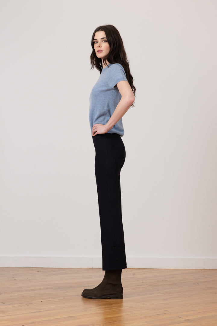 BONNIE Flannel Navy - AVENUE MONTAIGNE 