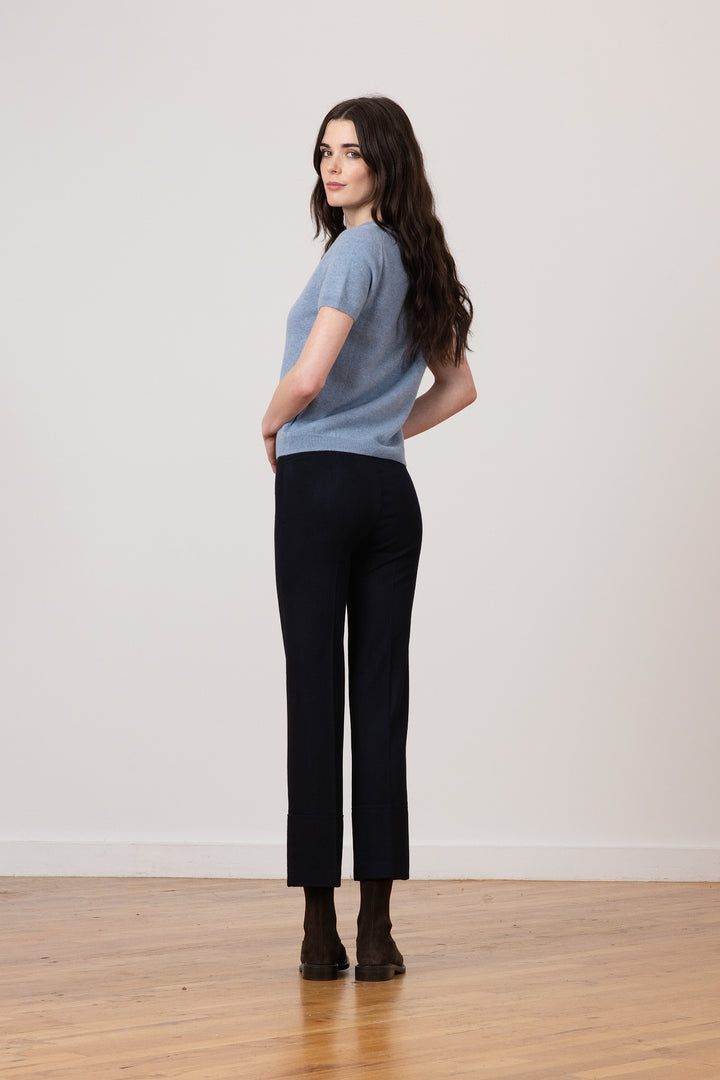 BONNIE Flannel Navy - AVENUE MONTAIGNE 