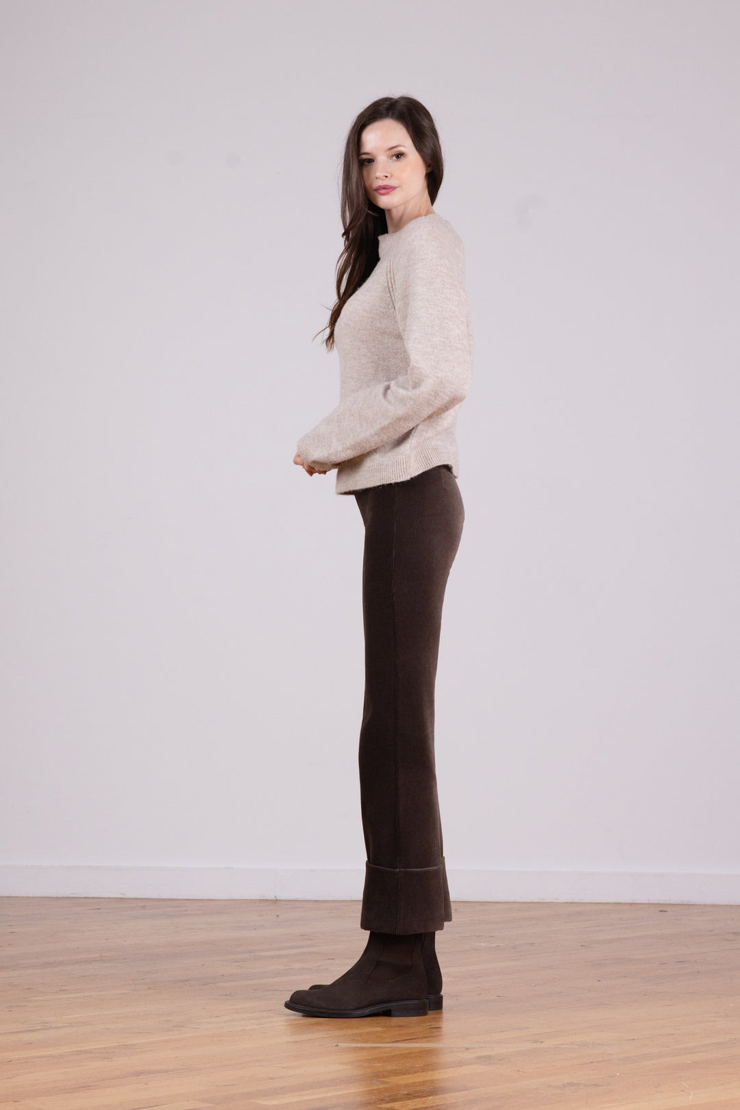 BONNIE Pre-Washed Corduroy Moss