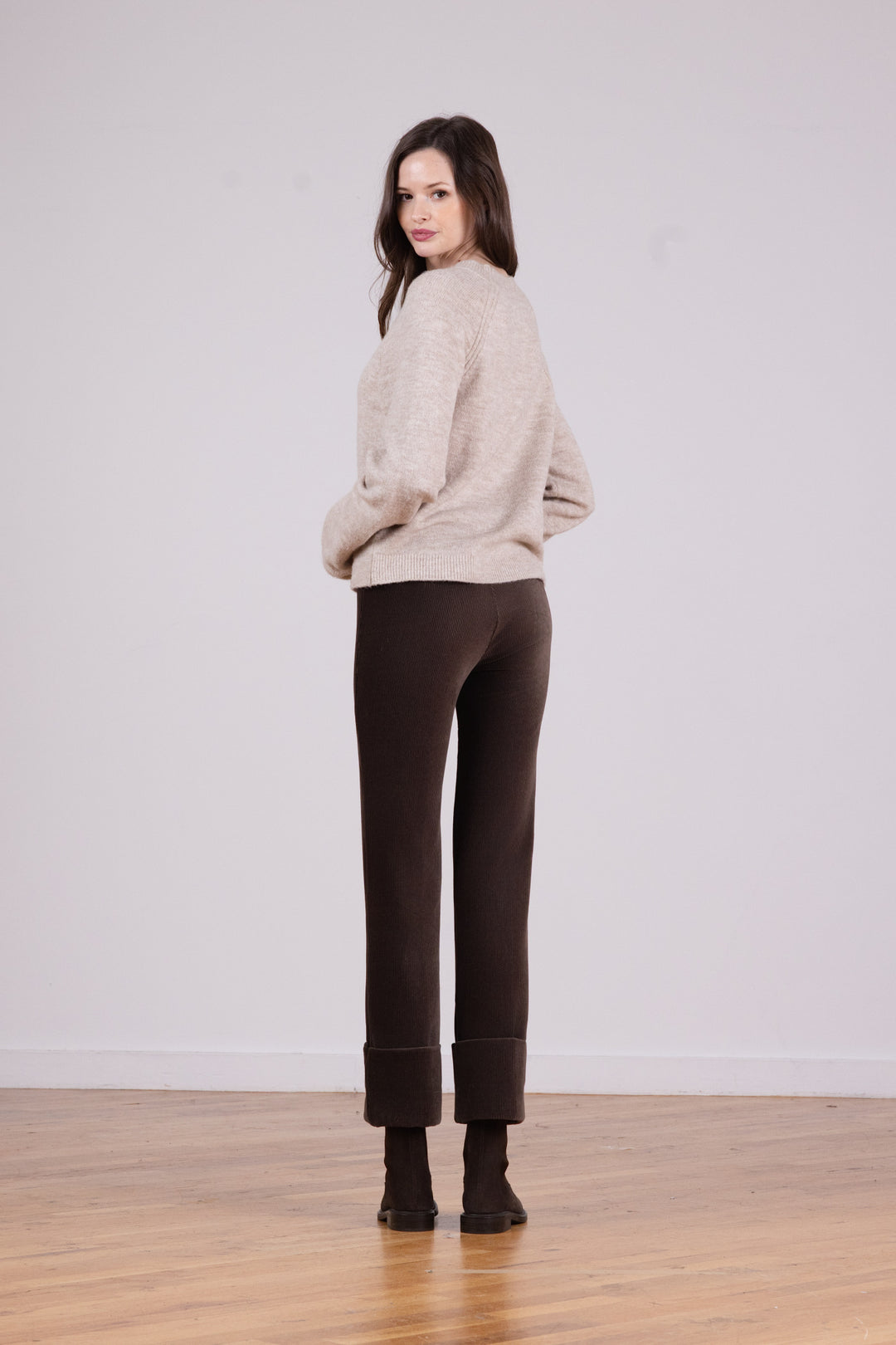 BONNIE Pre-Washed Corduroy Moss