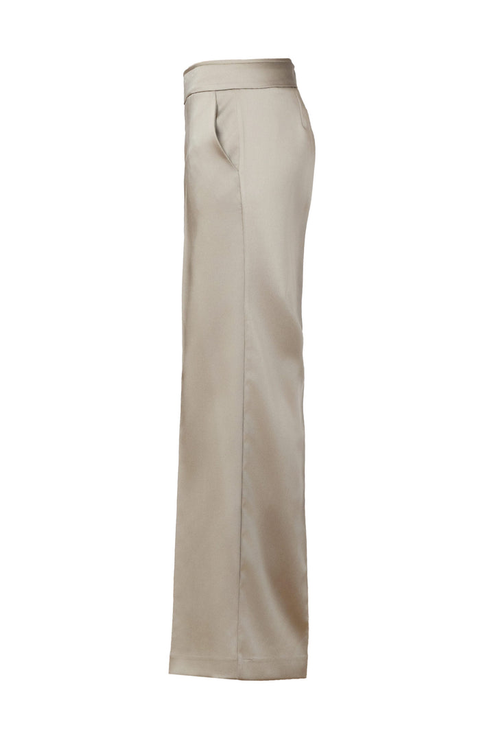 CARLA Satin Olive Green