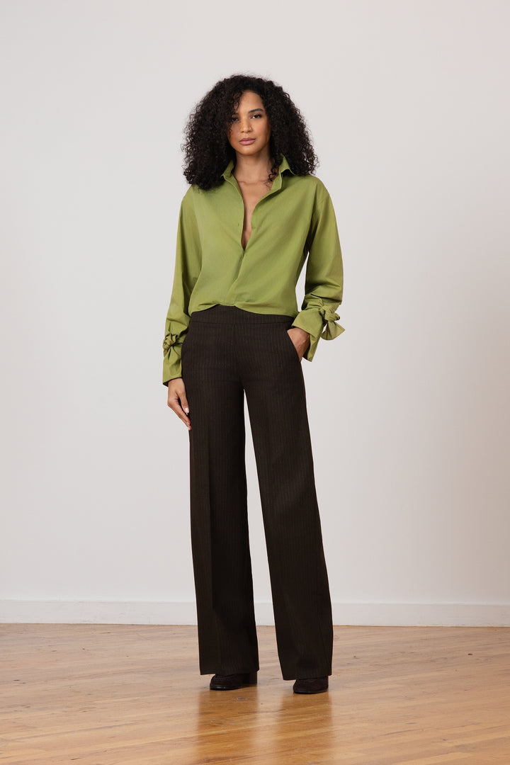 CARLA Brushed Flannel Truffle